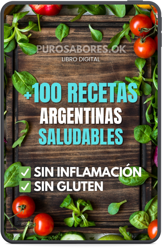 PuroSabores: 100 Recetas Argentinas Saludables + 9 REGALOS solo por HOY